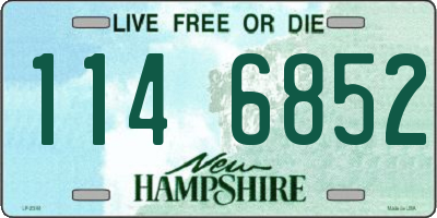 NH license plate 1146852