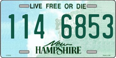 NH license plate 1146853
