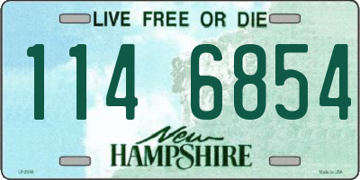 NH license plate 1146854