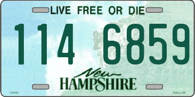 NH license plate 1146859