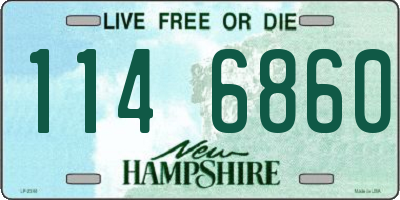 NH license plate 1146860