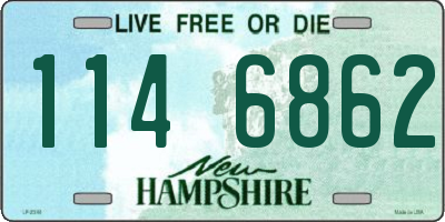 NH license plate 1146862