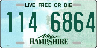 NH license plate 1146864