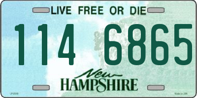 NH license plate 1146865