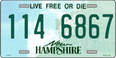 NH license plate 1146867