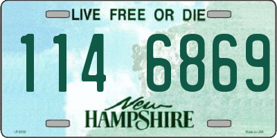 NH license plate 1146869
