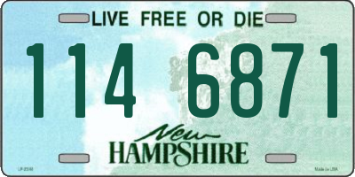 NH license plate 1146871