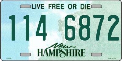 NH license plate 1146872
