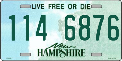 NH license plate 1146876