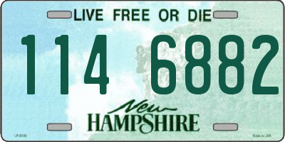 NH license plate 1146882