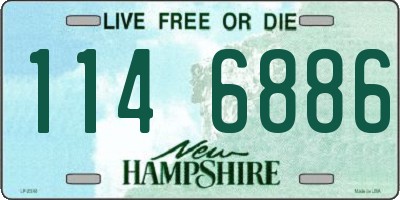 NH license plate 1146886