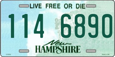 NH license plate 1146890