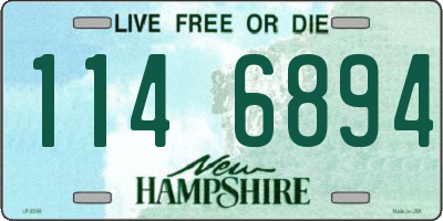 NH license plate 1146894
