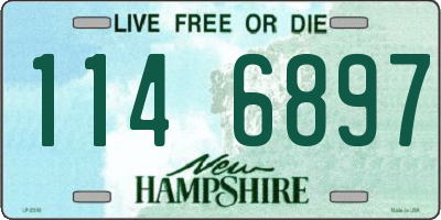 NH license plate 1146897