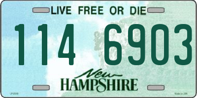 NH license plate 1146903
