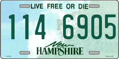 NH license plate 1146905