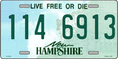 NH license plate 1146913