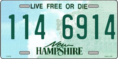 NH license plate 1146914