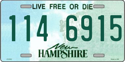 NH license plate 1146915