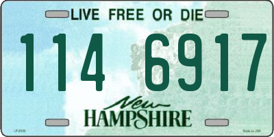 NH license plate 1146917