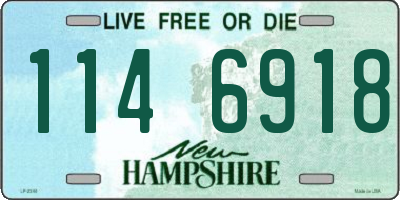 NH license plate 1146918