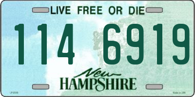 NH license plate 1146919