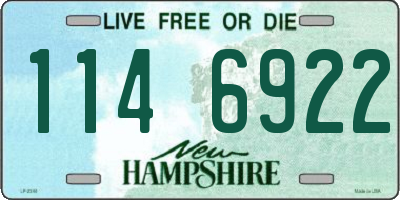 NH license plate 1146922
