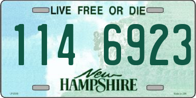 NH license plate 1146923