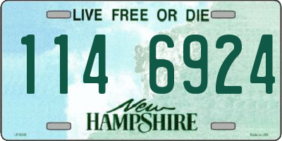 NH license plate 1146924