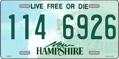 NH license plate 1146926