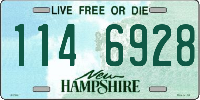 NH license plate 1146928