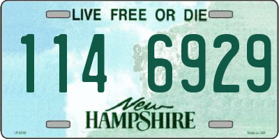 NH license plate 1146929