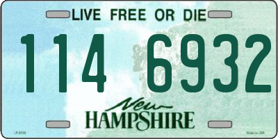NH license plate 1146932