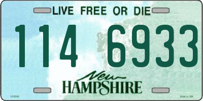 NH license plate 1146933
