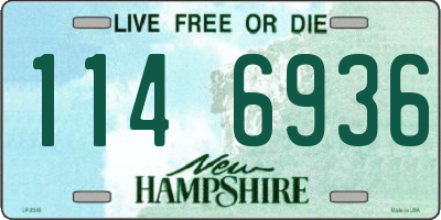 NH license plate 1146936
