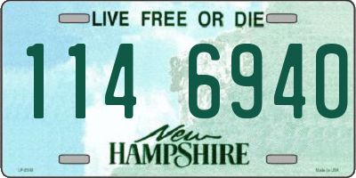 NH license plate 1146940