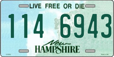 NH license plate 1146943