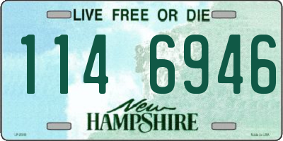 NH license plate 1146946