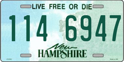 NH license plate 1146947