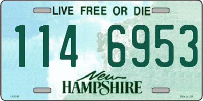 NH license plate 1146953