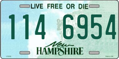 NH license plate 1146954