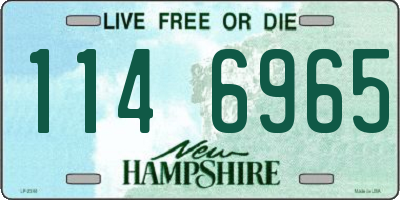 NH license plate 1146965
