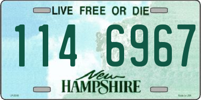 NH license plate 1146967