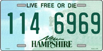 NH license plate 1146969