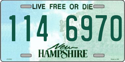NH license plate 1146970