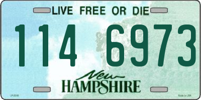 NH license plate 1146973