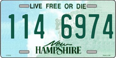 NH license plate 1146974