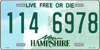 NH license plate 1146978