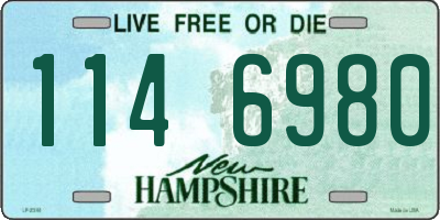 NH license plate 1146980