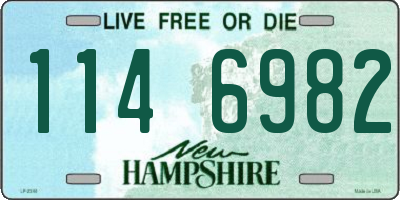 NH license plate 1146982